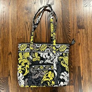 Vera Bradley Medium Zip Shoulder Tote - Baroque
